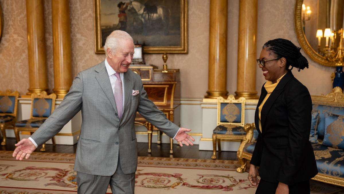 King welcomes Tory leader Kemi Badenoch to palace in revival of royal convention