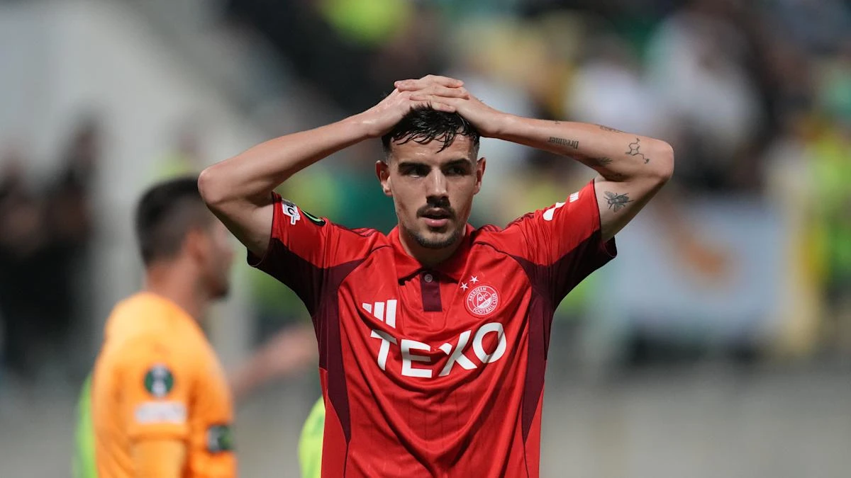 Aberdeen pick up first Conference League point with AEK Larnaca draw