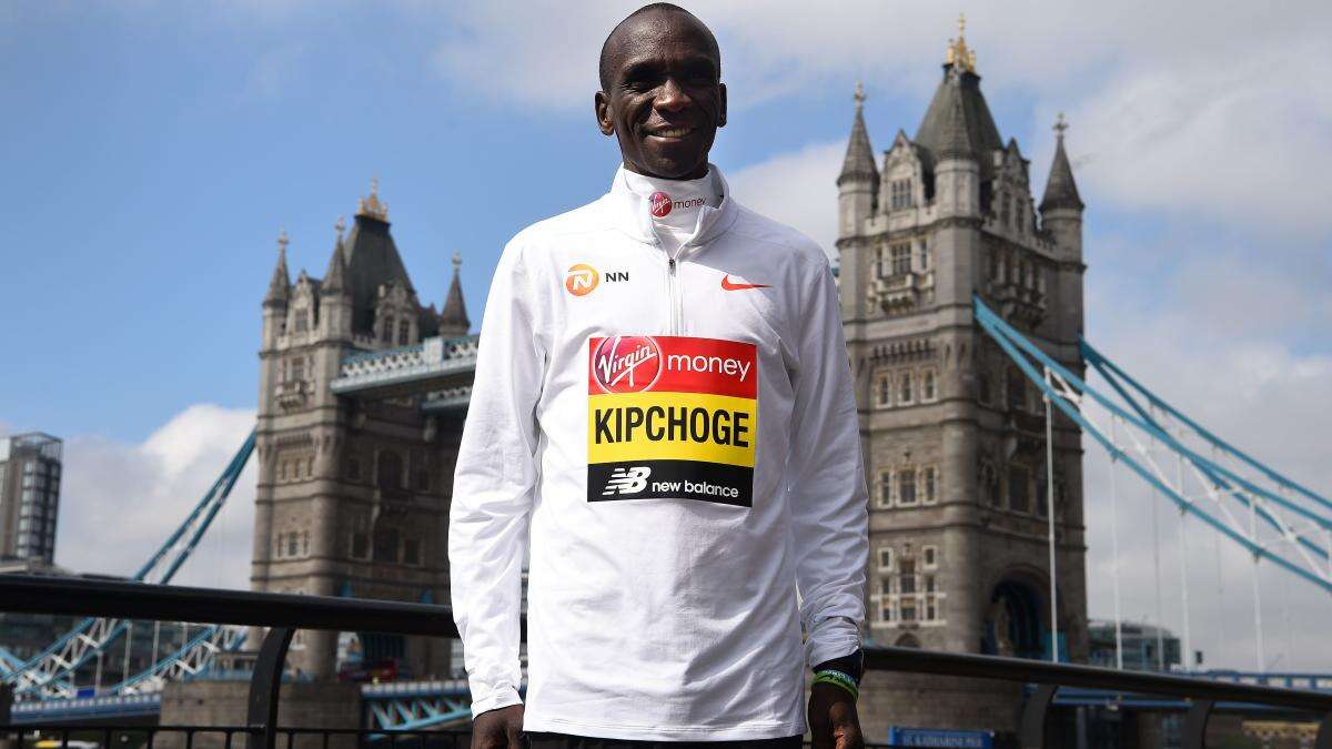 Eliud Kipchoge wants to encourage world to take up running