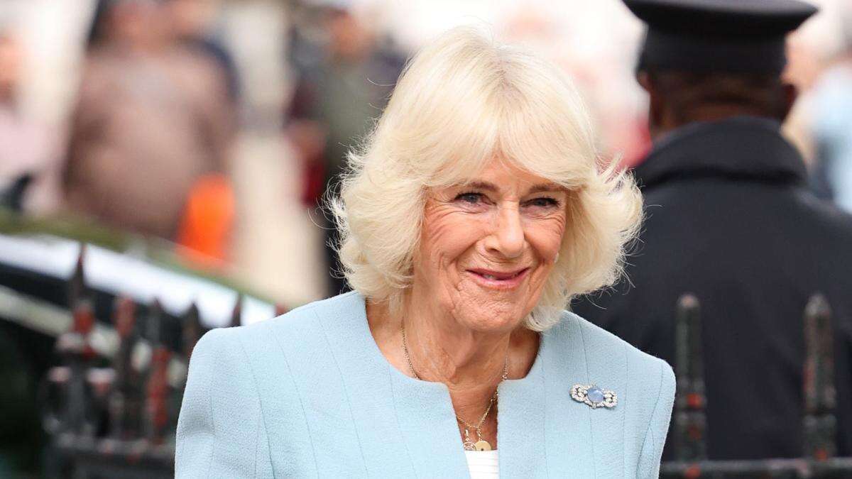 Camilla tours site of new King Charles III Sacristy at Westminster Abbey