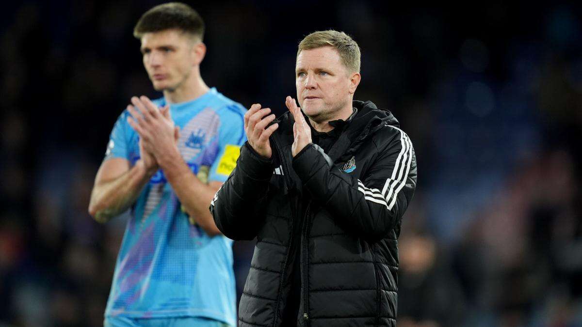 Newcastle boss Eddie Howe ‘devastated’ by Crystal Palace’s late equaliser