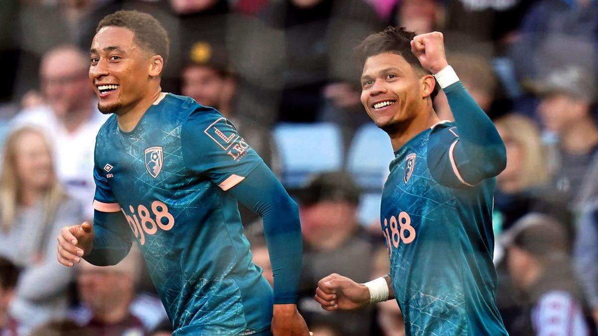 Evanilson’s last-gasp header earns Bournemouth draw at Aston Villa