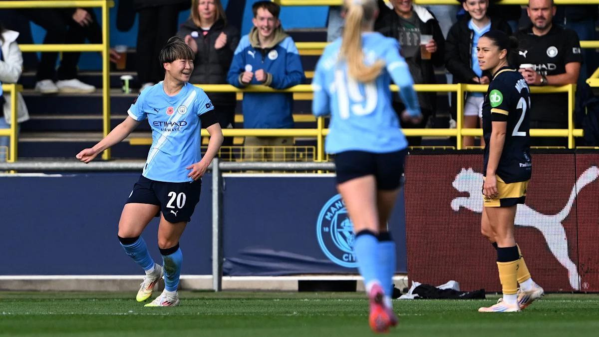 Aoba Fujino’s first-half strike enough to earn Manchester City victory