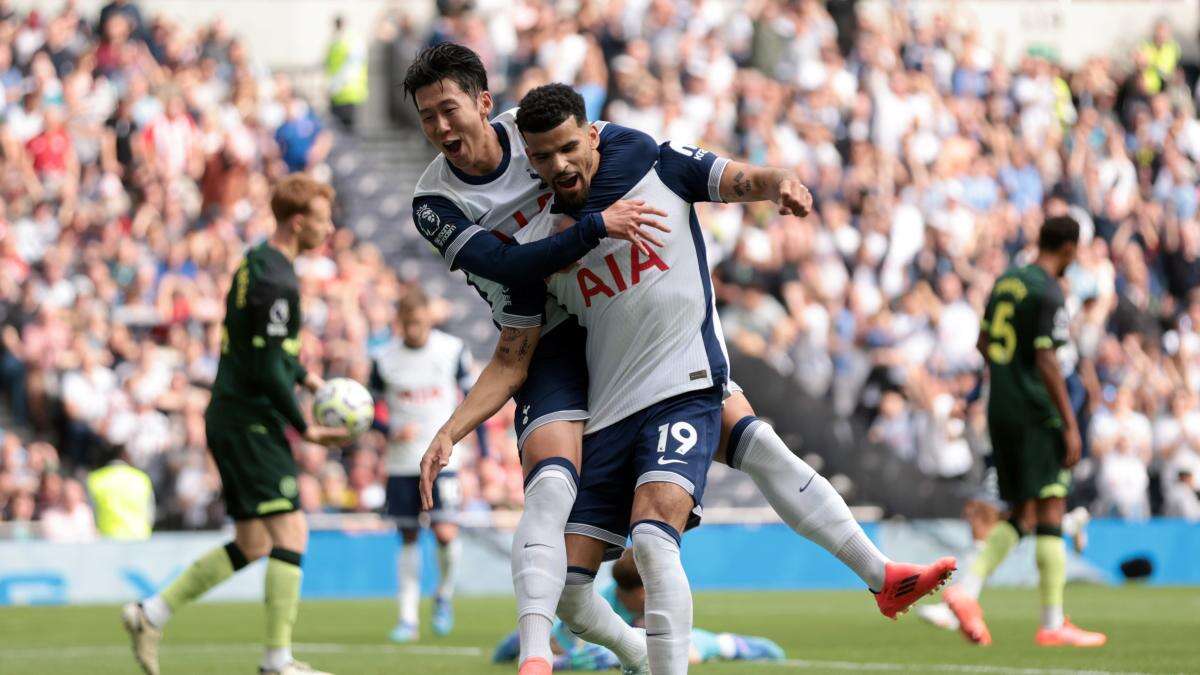 Dominic Solanke hits first Tottenham goal in victory over Brentford