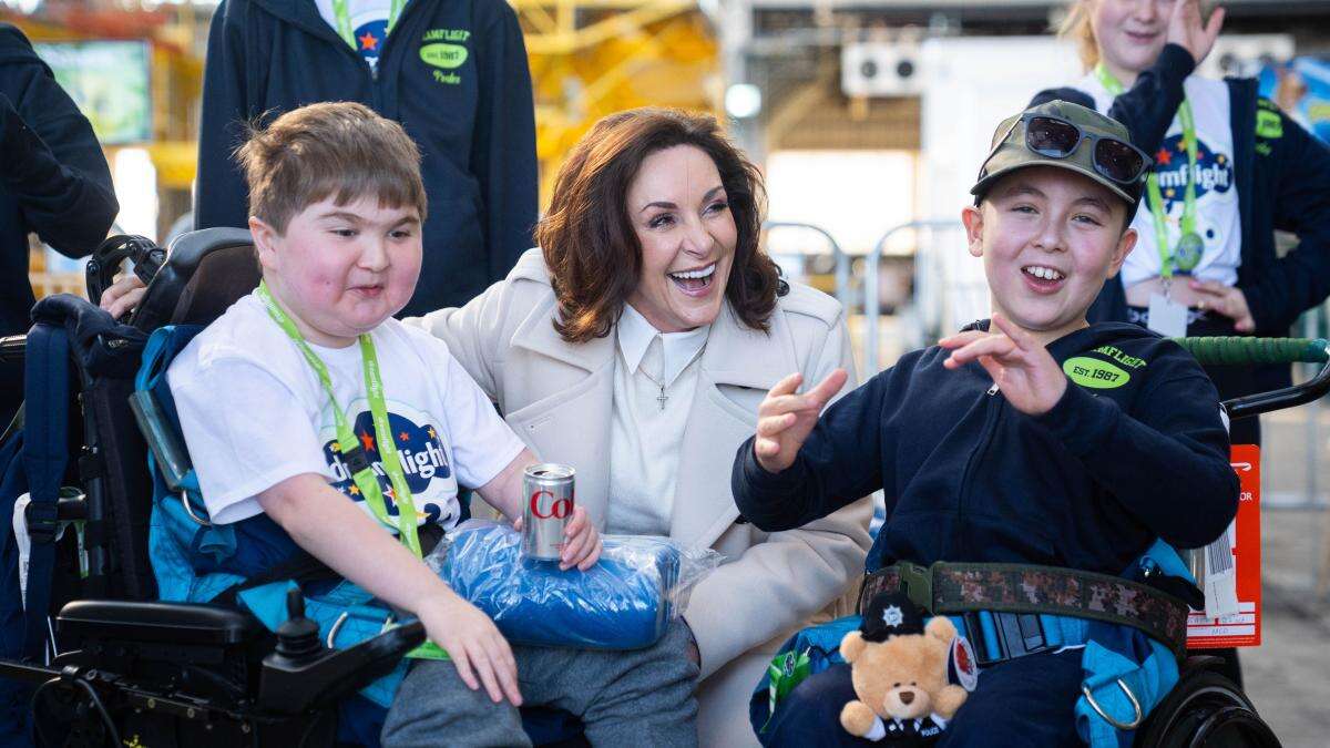 Strictly’s Shirley Ballas greets ‘brave’ children going on dream trip to Florida