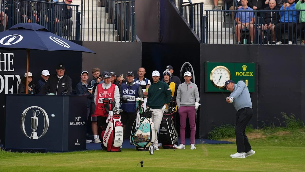 Padraig Harrington gets Open under way at Royal Portrush