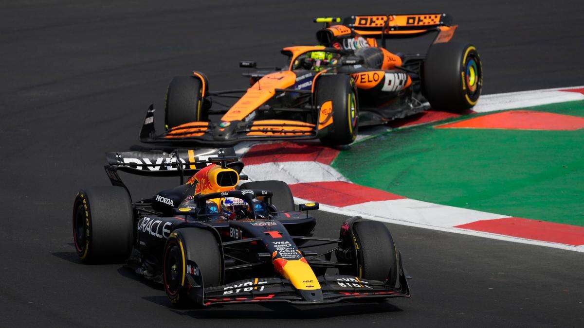 Lando Norris cuts Max Verstappen’s title lead after pair clash on track again