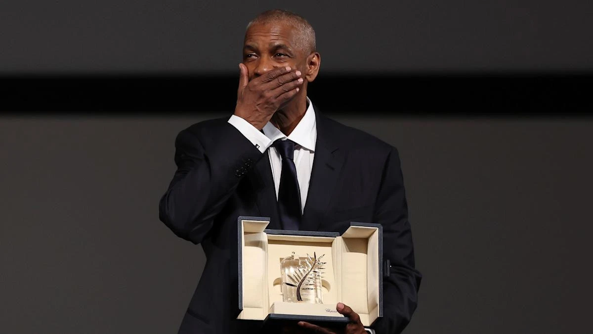 Denzel Washington surprised with honorary Palme d’Or at Cannes Film Festival