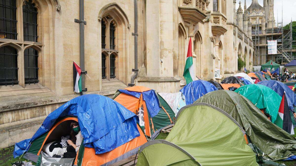 Non-students in pro-Palestinian camps ‘likely to have extended protests’