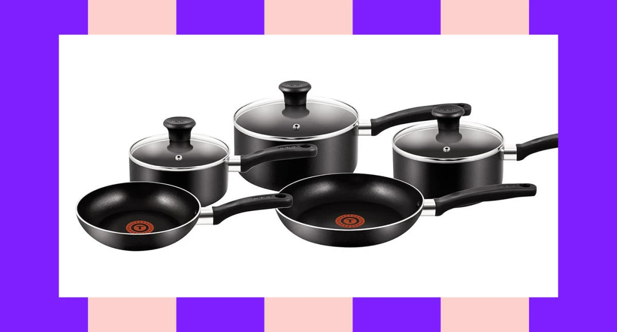 Snap up a five-piece Tefal pan set for under £50