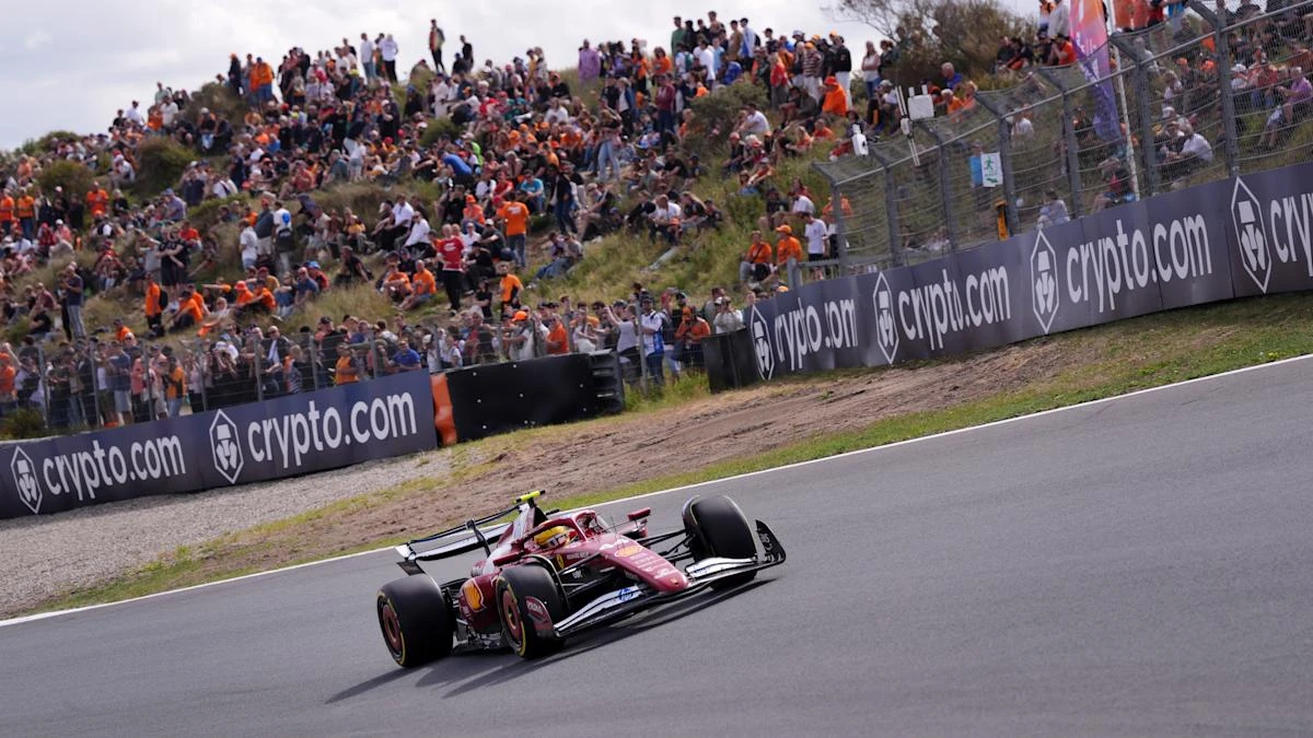 Lewis Hamilton well adrift of Lando Norris in Dutch Grand Prix first practice