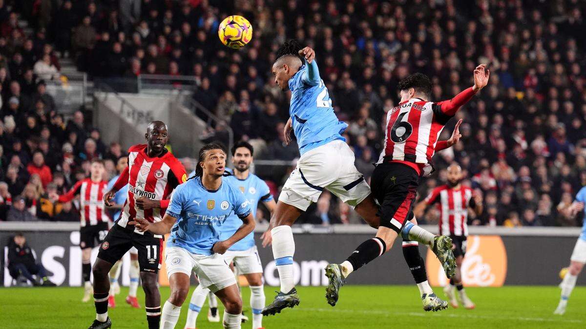 Brentford hit back from two down to draw with Manchester City