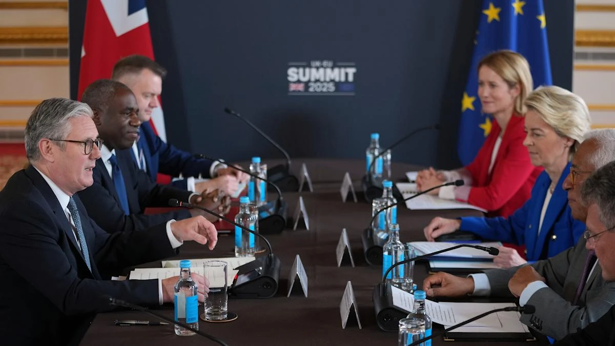 Government aims for permanent food and drink deal with EU as it attacks Farage