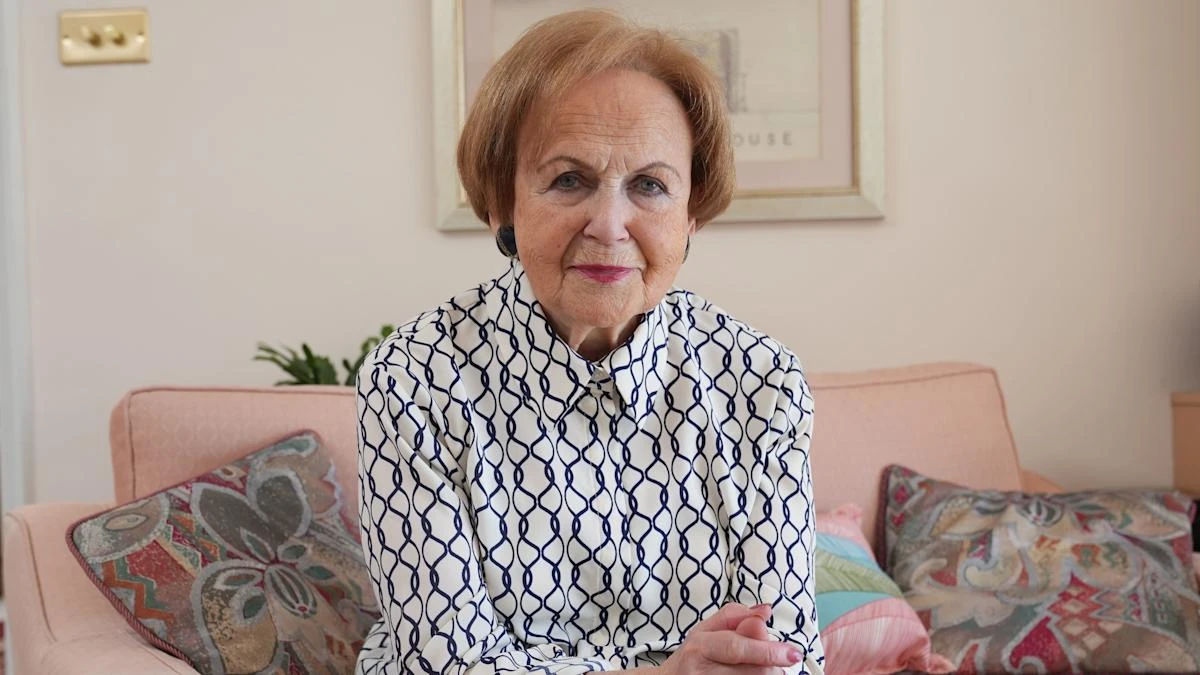 ‘We must work against terrible forces’: Holocaust survivor marks camp liberation