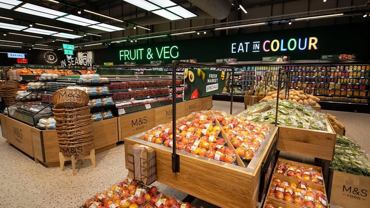 Groceries returning to M&S shops after cyber attack left some shelves empty