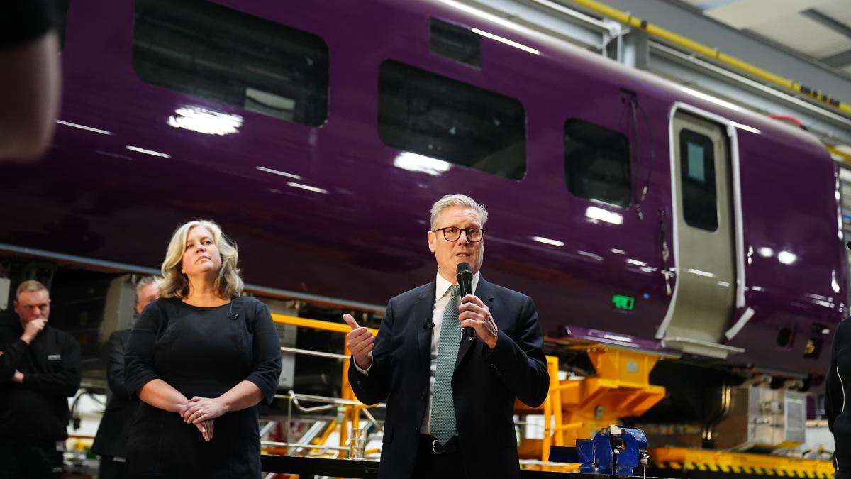 Keir Starmer: £500m Hitachi deal will relieve anxiety of rail workers