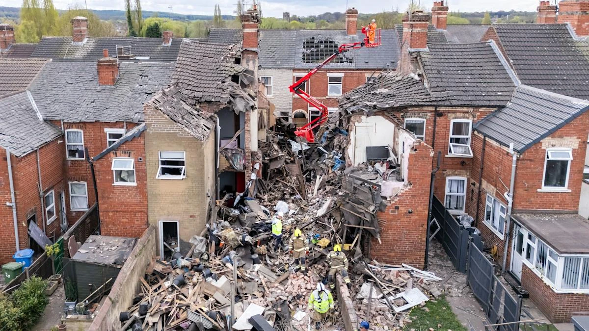 Man arrested on suspicion of murder after house explosion kills 53-year-old