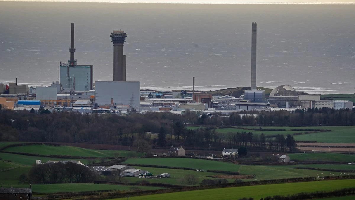 Man in hospital after protesters hit by vehicle outside nuclear site