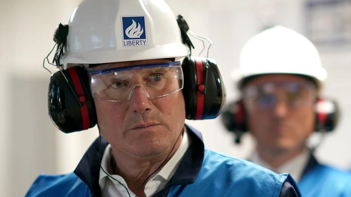 Starmer says he is ‘horrified’ steelworks are mothballed due to SNP’s ‘bad deal’