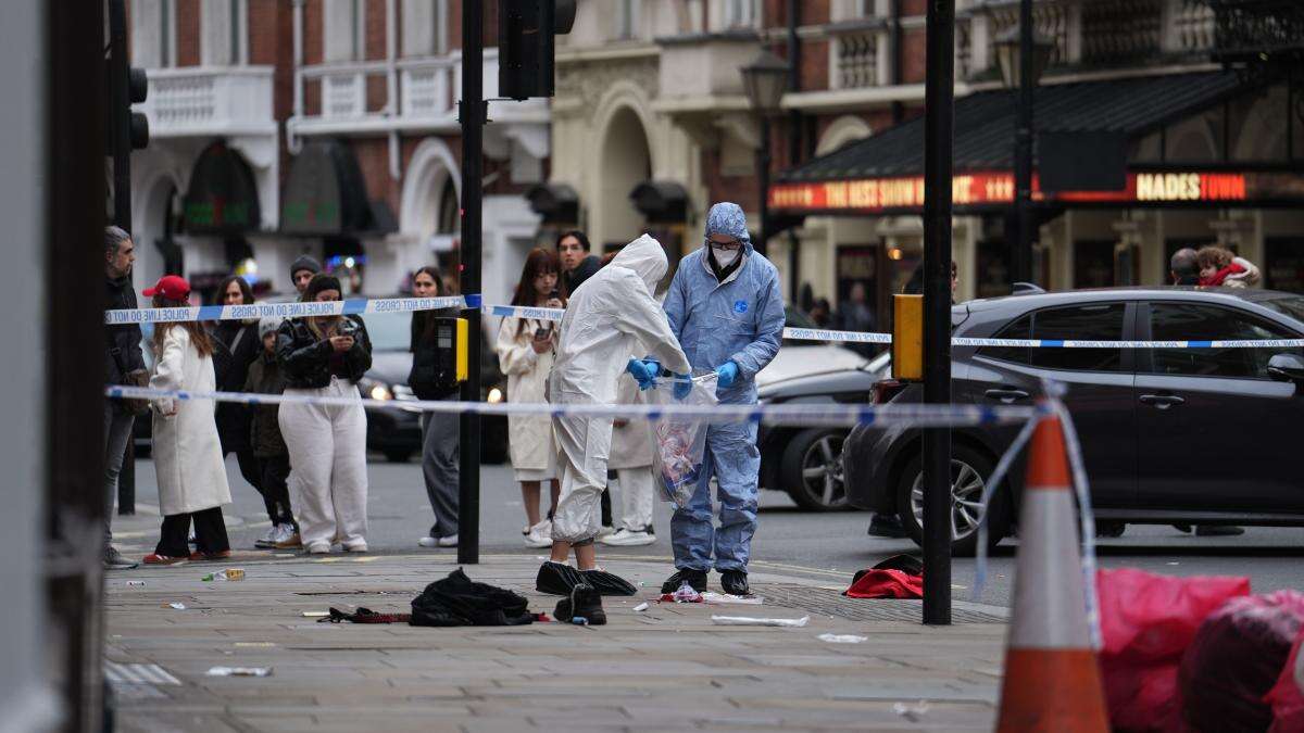 Man questioned after four pedestrians hit by car in West End