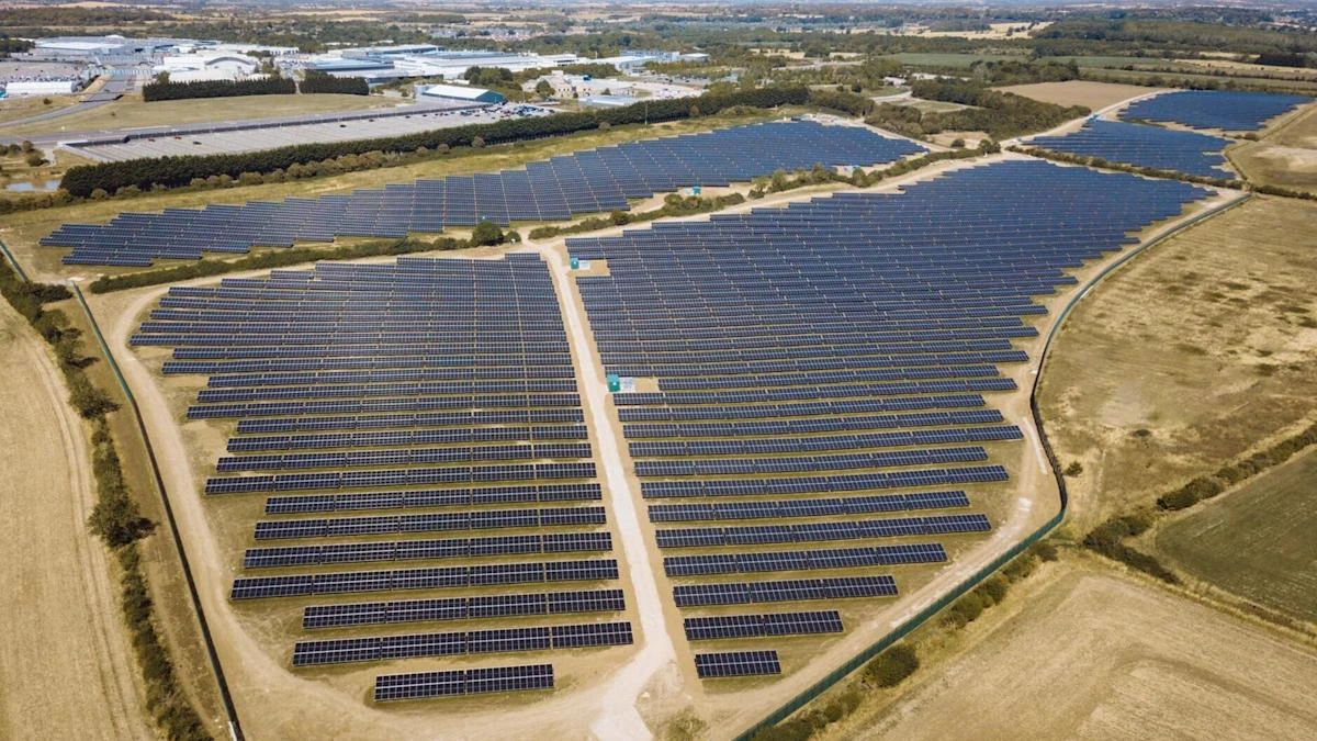JLR opens new solar farm to help power Gaydon headquarters