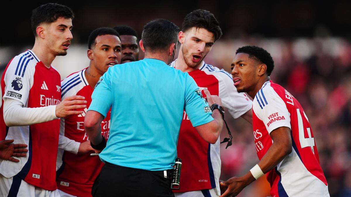 Arsenal appeal against Myles Lewis-Skelly’s controversial red card at Wolves