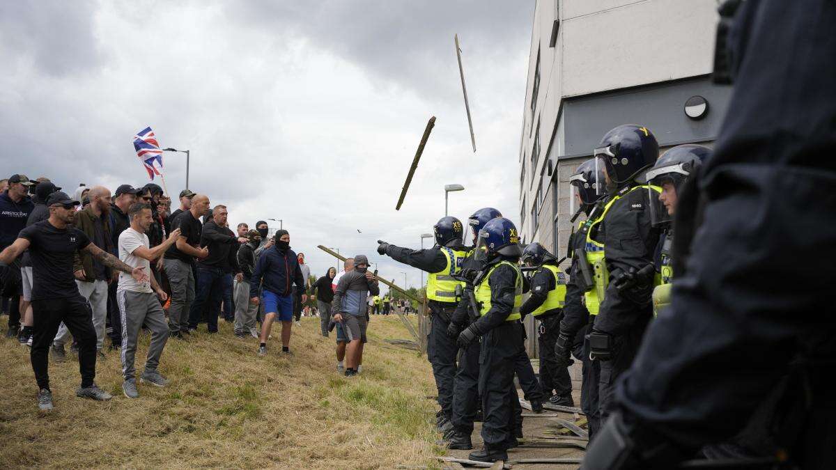 Man whose teenage son was first to be sentenced for Rotherham riot also jailed