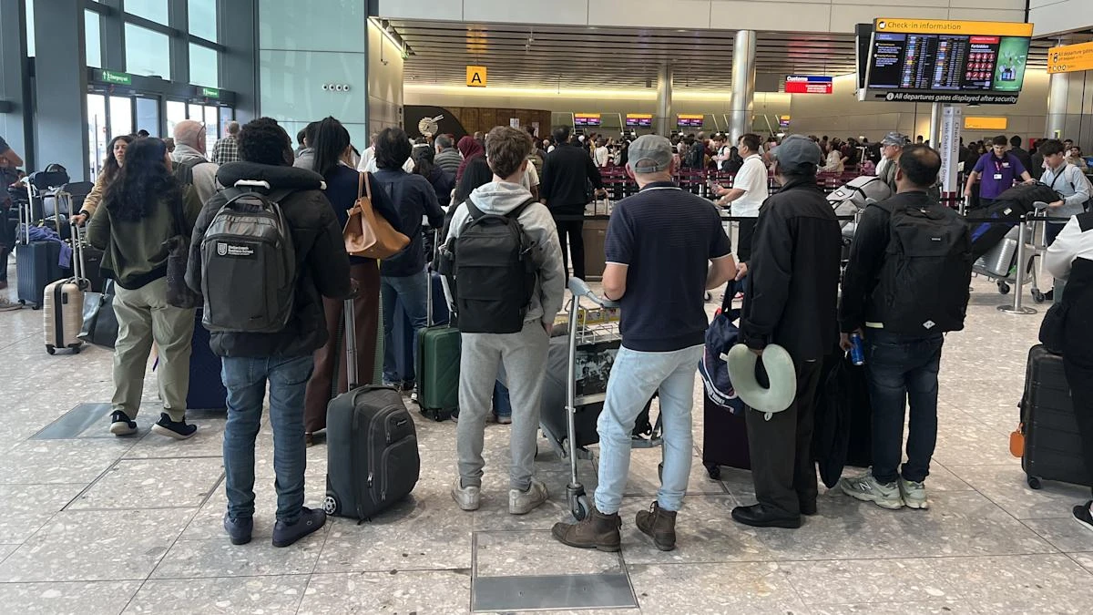 Heathrow passengers speak of ‘absolute nightmare’ after disruption hits airport