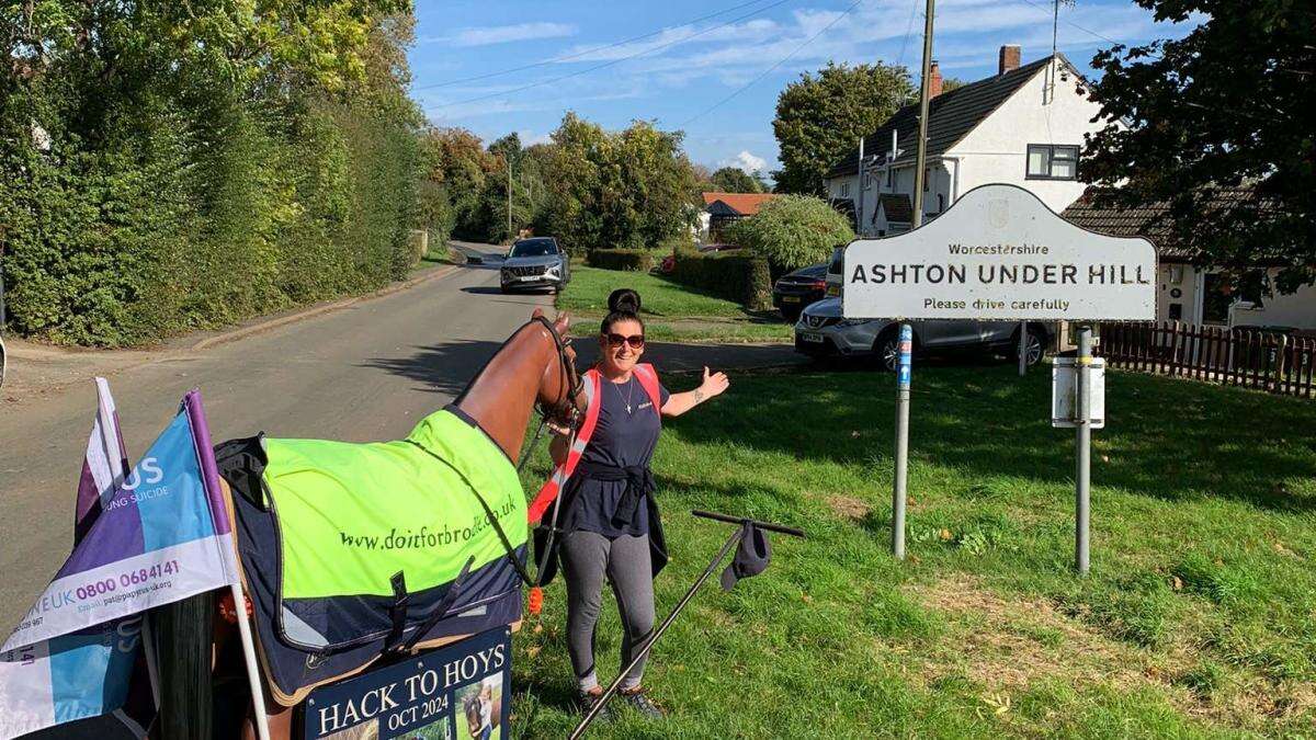 Woman vows to continue fundraising after finishing walk in memory of daughter