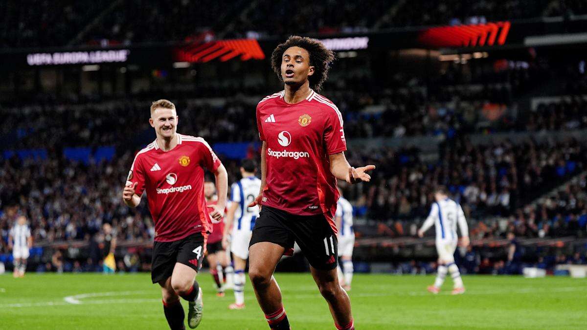 Joshua Zirkzee strike sees Man Utd draw with Real Sociedad