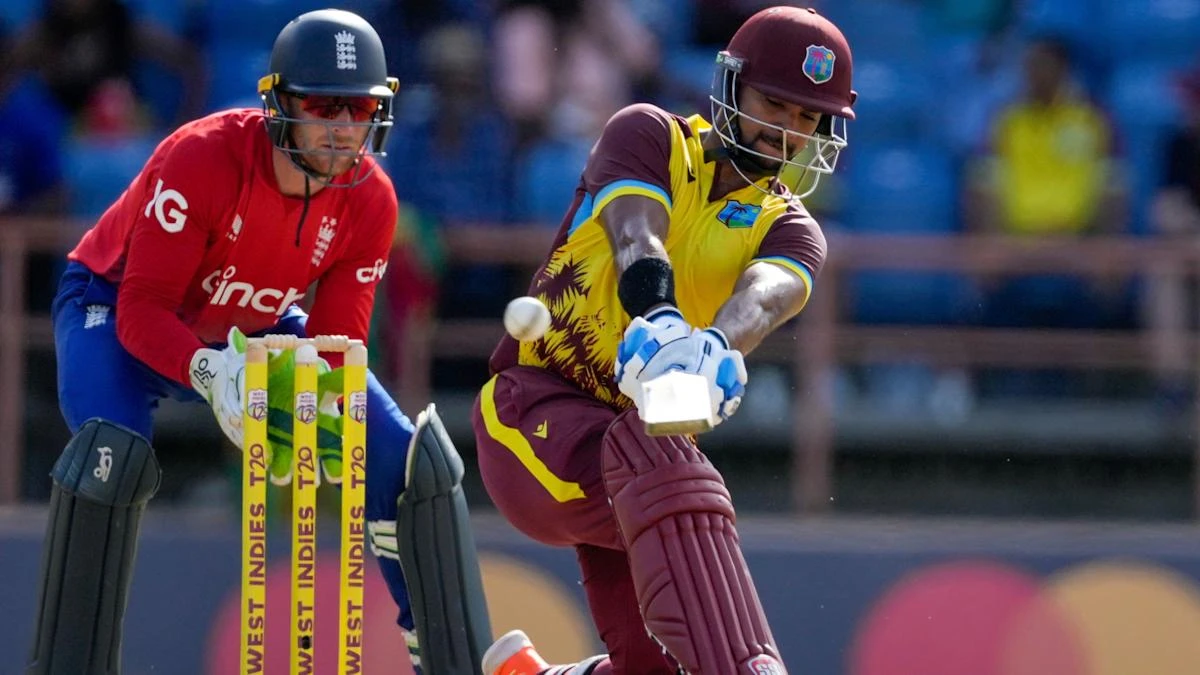 Nicholas Pooran blasts 82 as West Indies set England 223 to win T20