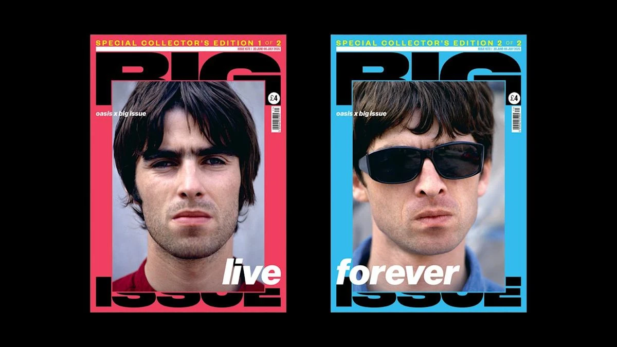 Gallagher brothers on special edition Big Issue covers ahead of Oasis shows