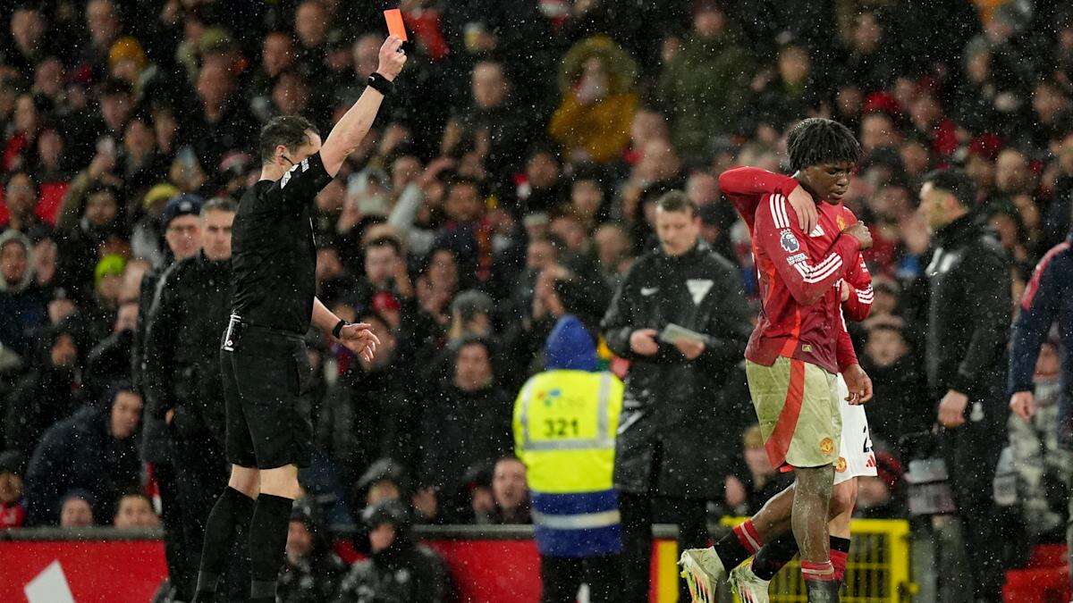 Ruben Amorim defends Patrick Dorgu after error and red card against Ipswich