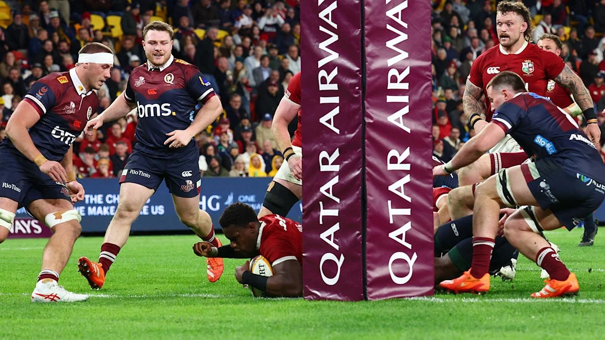 Maro Itoje stamps his authority on Lions in comfortable win over Queensland Reds