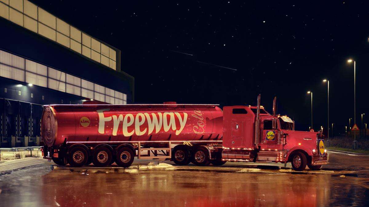 Lidl unveils own-brand cola Christmas truck tour