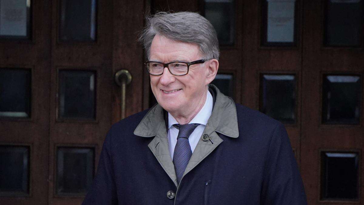 Mandelson tells reporter to ‘f*** off’ when quizzed about Epstein relationship