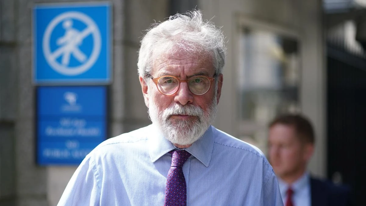 Gerry Adams tells defamation trial that BBC programme was ‘hatchet job’