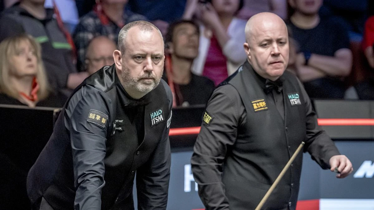 John Higgins leads Mark Williams after first session of Crucible quarter-final