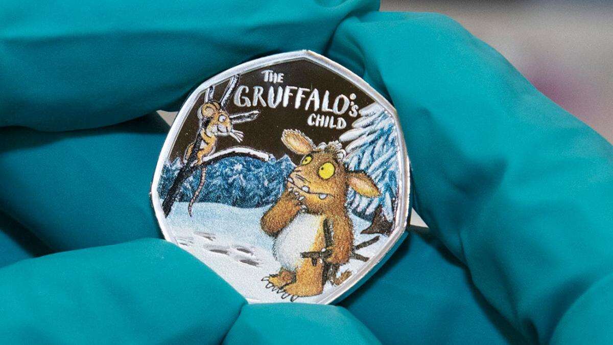 Gruffalo’s Child graces 50p coins to mark story’s 20th anniversary