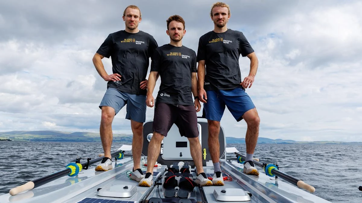 Scottish brothers set new world record for Pacific row