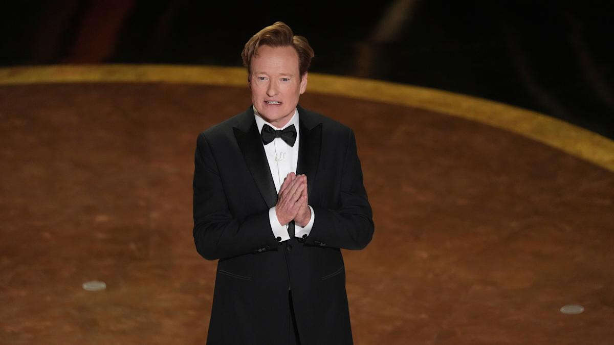 Oscars host Conan O’Brien addresses Emilia Perez controversy in opening speech