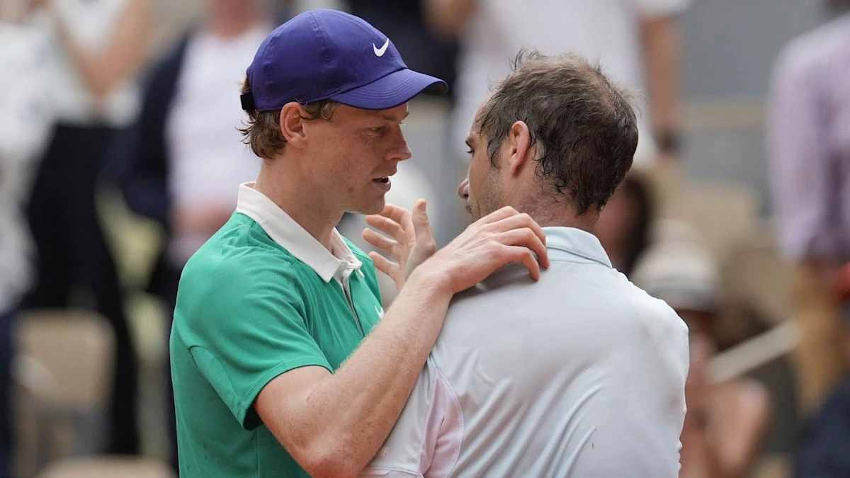 Jannik Sinner eases through as Richard Gasquet says adieu