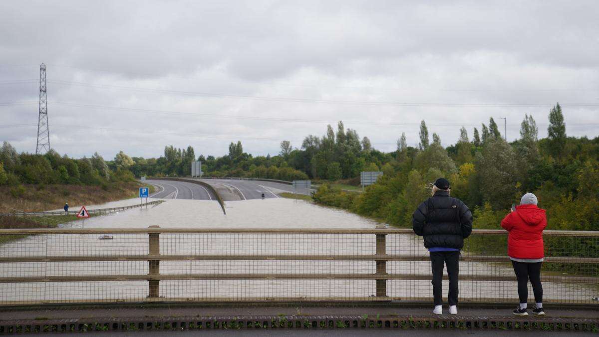 Commuters face road closures and disrupted rail services following flooding