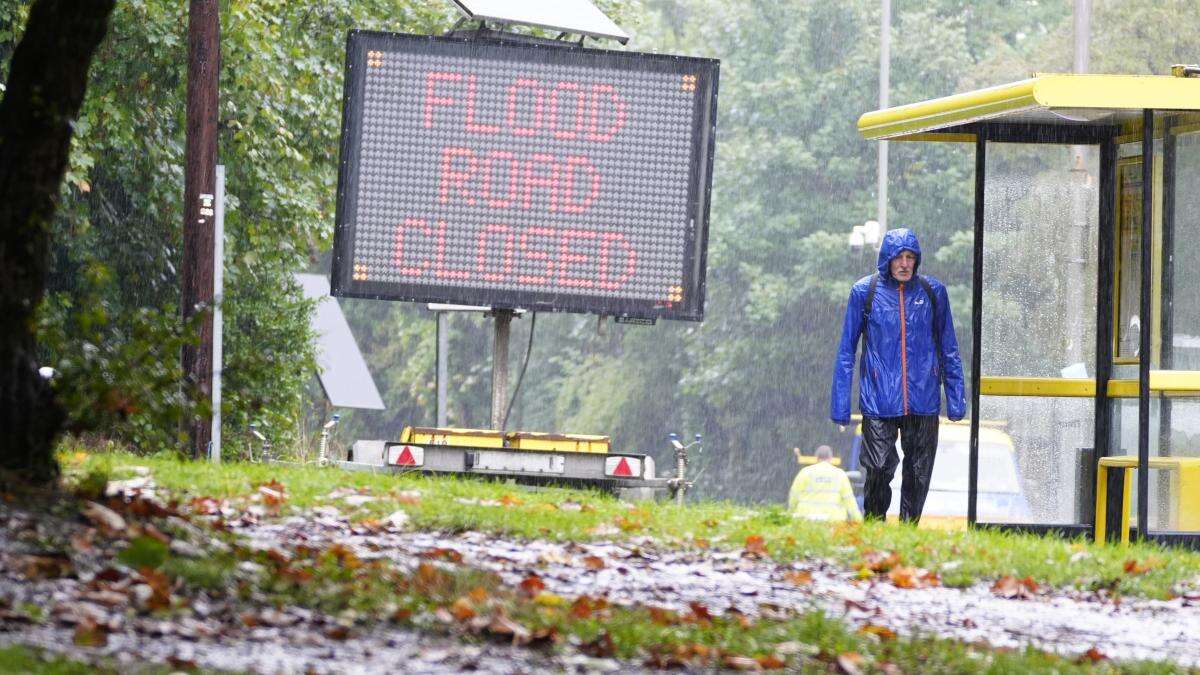 Brief dry spell to replace heavy rain ahead of wet weekend, says Met Office