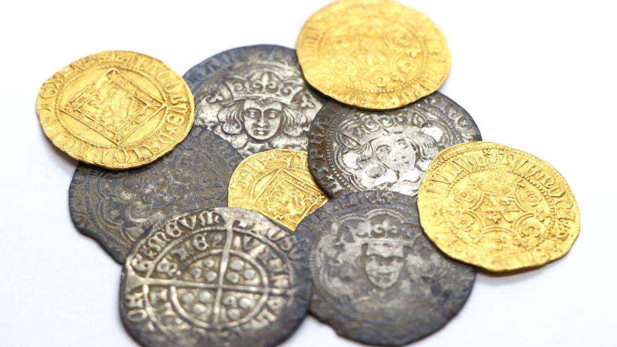 Stash of 15th century coins discovered by metal detectorists in Scottish Borders