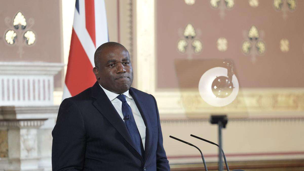 Lammy urged by MPs to say when Government will recognise Palestinian state