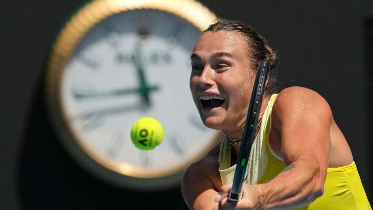 Aryna Sabalenka cruises through as Coco Gauff battles into last eight