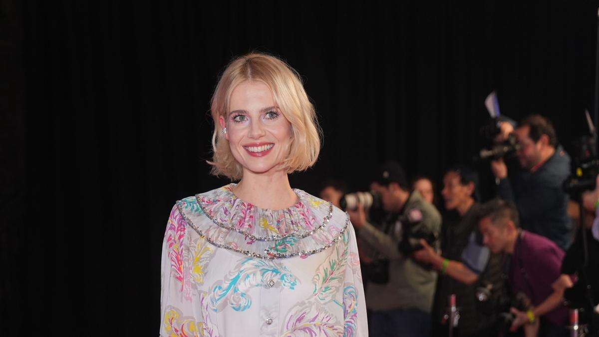 Actress Lucy Boynton says society has become ‘desensitised’ to domestic violence