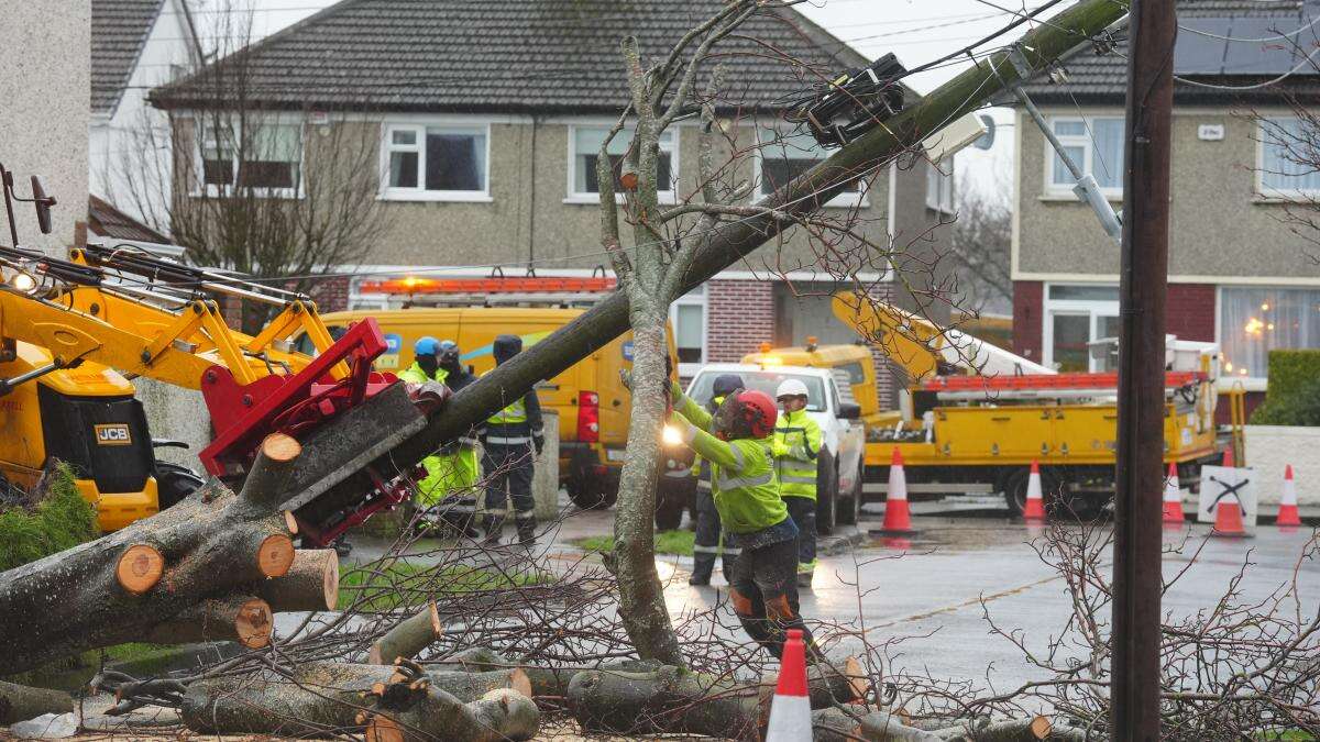 ‘Ireland needs to be more resilient to storms’ as 74,000 remain without power