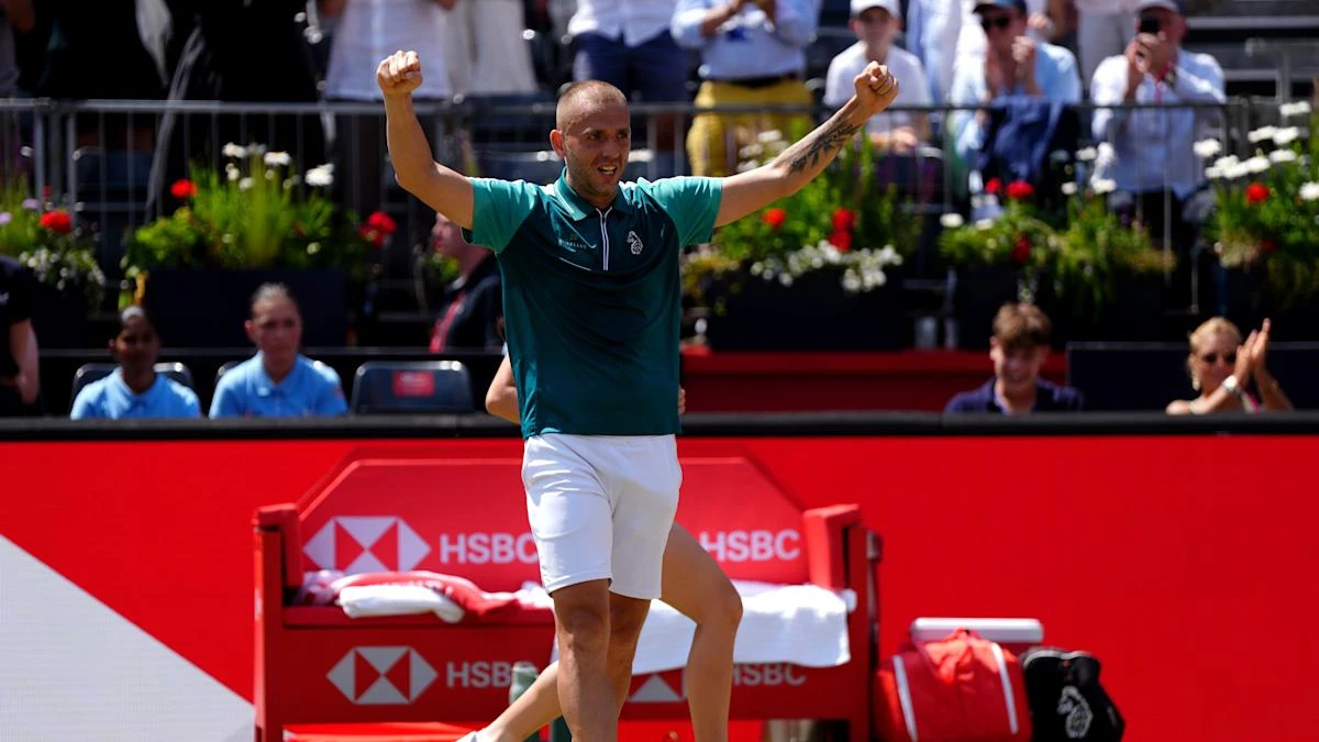 Dan Evans: I’ve come full circle winning first match at Andy Murray Arena